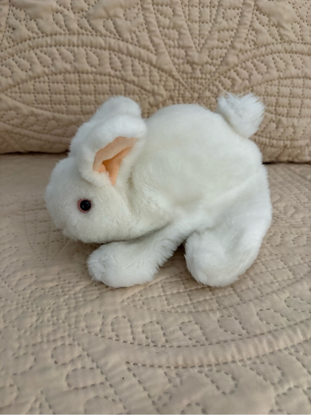 Folkmanis White Bunny Puppet, EUC